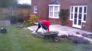 Indian sandstone patio Strensall York [upl. by Cary371]