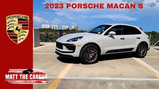 Is the 2023 Porsche Macan S the best compact performance SUV to buy Review and drive [upl. by Kerwon]