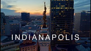 Downtown Indianapolis 4K Drone Stock Footage by Sean Molin 2024 Licensed Part 107 Pilot [upl. by Silenay]