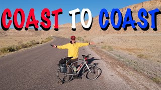 Solo Cross America Cycling Trip  California to Maine  5755km 3575 Miles [upl. by Novar]