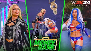 WWE Liv Morgan vs Zelena Vega for WWE Womens Championship TLC Match WWE 2K24 Gameplay [upl. by Odlavu105]