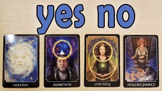 YES OR NO PICK A CARD TIMELESS TAROT READING [upl. by Harlie]