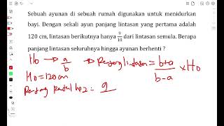 Sebuah ayunan di sebuah rumah digunakan untuk menidurkan bayi lintasan yang pertama adalah 120 cm [upl. by Drolet]