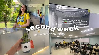 UNI VLOG as a 2nd yr psychology student 📚 night classes activities and getting along [upl. by Mozelle195]