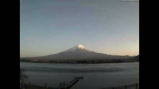 タイムラプスcam06 富士山ライブカメラ2024 04 河口湖北岸WebCam [upl. by Cirad]