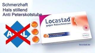 YouTube Kacke  Locastad C für extrastarke Halsschmerzen [upl. by Eeniffar132]