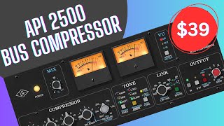 Universal Audio API 2500 Bus Compressor  Only 39 🚀 [upl. by Nnylram]