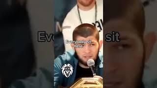 Khabib do not talk about others mental problems khabibnurmagomedovufc motivation ufc [upl. by Ley]