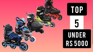 Top 5 Inline Skates Under Rs 5000 in India  Best Budget Inline Skates [upl. by Ennazzus]