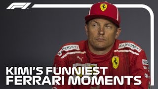 Kimi Raikkonens Funniest Moments at Ferrari [upl. by Ayotahc]