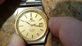 How to set the minute hand on a vintage Tissot PR516 Quartz watch [upl. by Nitsugua]