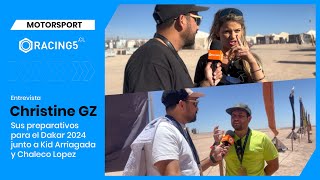 Christine GZ  Sus preparativos para el Dakar 2024 junto a Kid Arriagada y Chaleco Lopez [upl. by Peh]