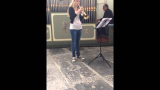 Melissa Venema playing Via Dolorosa trumpet [upl. by Jason]