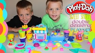 Play Doh Sweet Shoppe Double Desserts Play Time [upl. by Storm]