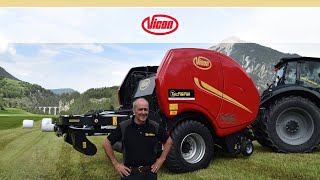 Vicon FastBale Testimonial Contractor Simon Tscharner Switzerland [upl. by Repmek]