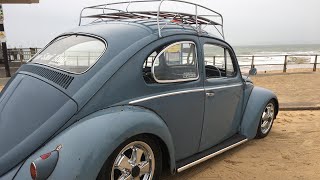 1958 Vw Beetle  making my own Wool Headliner cheap and looks great [upl. by Hakim]