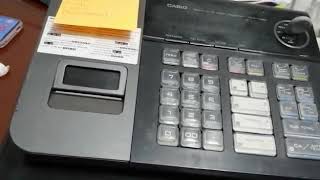 Como borrar los totales en registradora Casio T 280 [upl. by Yrdua]