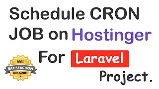 How to Schedule the Cron Job on Hostinger for Laravel Project  Run Cron Job on Hostinger [upl. by Llerad832]