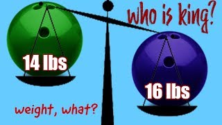 Bowling Ball Weight Vs Speed and Pin Carry  How To Bowl Better With Physics [upl. by Monney]