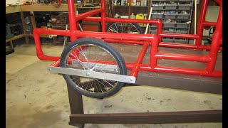 Part 11 of 29  PVC 4Wheel Cycle  Install the Rear Brackets and Wheels [upl. by Lavoie]