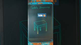 How to draw a table table shortdrawing shortsfeed drawing artgitakumari easydrawingchannel [upl. by Bouchier]