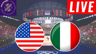 Usa Women vs Italy Women Volleyball Live Score  THE FINAL  Olympics Games Paris 2024 [upl. by Nethsa202]