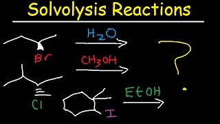 Solvolysis  SN1 Reaction Mechanism  Stereochemistry [upl. by Willdon]