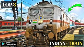 Top 3 indian train simulator games for android  Best train simulator games on Android 2022 [upl. by Dabney]