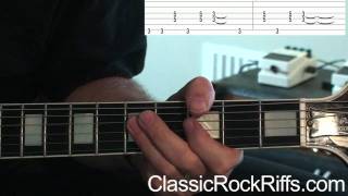 ZZ Top  TUSH  Intro guitar lesson  TAB [upl. by Anaujal799]