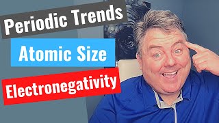 Periodic Trends  Atomic Size Electronegativity  EASY [upl. by Murrah]