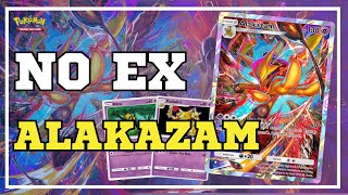 CRUSH THE EX META WITH NO EX ALAKAZAM DECK  Pokemon TCG Pocket [upl. by Ashia]