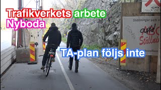 Otryggt och risker Nyboda Trafikverkets arbete [upl. by Reehsab604]