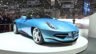 Alfa Romeo Disco Volante Spyder by Touring World Premiere [upl. by Enelyak]