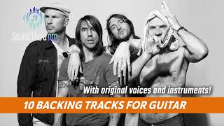 RED HOT CHILI PEPPERS  Guitar backing tracks  PLAY LIKE A PRO [upl. by Pillihpnhoj]