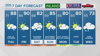 NEWS CENTER Maine Weather Video Forecast [upl. by Georgine]