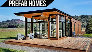 3 Amazing Modern PREFAB HOMES With Must See Features [upl. by Kory238]