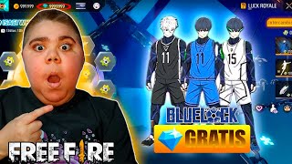 ASI CONSEGUI toda la COLABORACION de BLUE LOCK X FREE FIRE😱¡ [upl. by Butta]