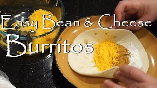 Easy Bean amp Cheese Burritos  A Quick Meal Made Mild Or Spicy [upl. by Imef]