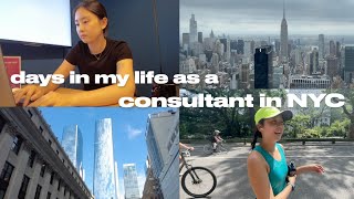 Days in My Life in NYC  worklife balance as a consultant [upl. by Gitt]