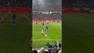 Kingsley Coman 🔥football fcbayern fcb coman fy bundesliga allianzarena bayernmünchen viral [upl. by Assiroc]