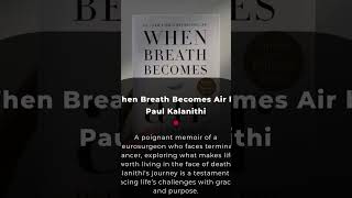 A Profoundly Moving Memoir  When Breath Becomes Air  Dr Qudsi Rizvi books reading [upl. by Cornell643]