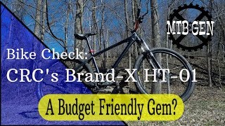 Bike Check Chain Reaction Cycles BrandX HT01 Hardtail [upl. by Anirehs]