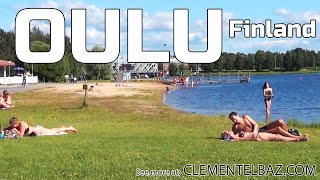 3 minutes walk through the streets of Oulu Finland  Virtual city tour [upl. by Drexler]