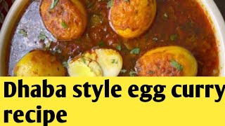 Dhaba styleEgg curryfoodIndian foodsubcribe Rinkisunilverma channel 🙏 [upl. by Vergne]