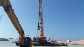 travaux au port de safi [upl. by Beshore]