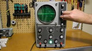 The Heathkit IO12 5quot Laboratory Oscilloscope [upl. by Atel]