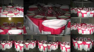 Eventos y recepciones alquiler de sillas manteles menaje [upl. by Nyraf]