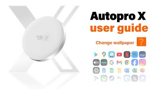 Auto Pro X User Guide  How to change wallpaper [upl. by Mile]