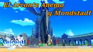 Genshin Impact Gameplay  El Arconte Anemo y Mondstadt en Español 🏙 [upl. by Leoline]