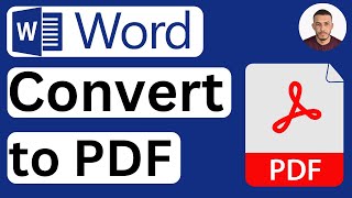 How to Convert Microsoft Word to PDF File  Easy to Follow [upl. by Zetnom]